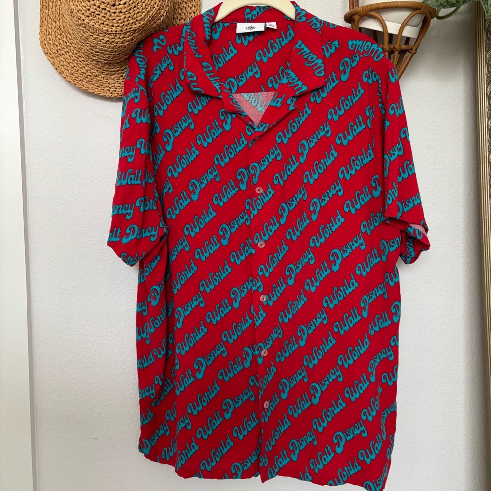 Wait Disney World Button Down Shirt